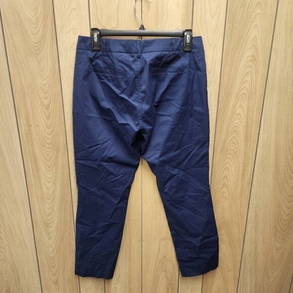 Joie Golda Ankle Pants Blue Dark Navy 6 - Picture 3 of 5